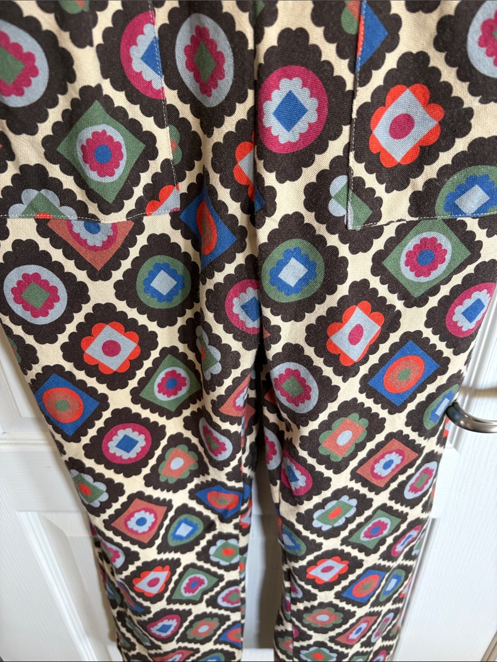 Noble jumpsuit in granny square print - limited edition colorful print - Picture 9 of 10